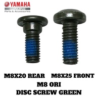 YAMAHA LC/Y15/Y125 FRONT REAR DISC SCREW ORI GREEN BLUE GAM ORIGINAL