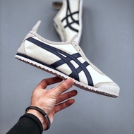 Onitsuka Tiger MEXICO 66 Beige Navy Blue Retro Casual SPorts Sneakers Running Shoes For Men And Women