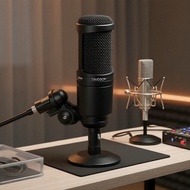 TAVOSOP AT2020 Cardioid Condenser Mic (Wired, XLR)  Mikrofon Kondenser TAVOSOP AT2020 Pola Cardioid 