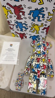 Medicom Toy BE@RBRICK Keith Haring 100% & 400% Set