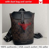 Coach Men Crossbody Bag with Free Dust and Paper Bag Men Crossbody Bag