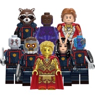 Superhero Kao Evolution Star Fox Adam Warlock Nebula Rocket Mini Building Block Character Assembling