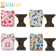 U Pick ALVABABY Bamboo Charcoal Diapers for Baby Eco-friendly Reusable Nappyfor Babies 3-15kg with 1