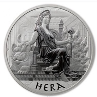 Koin Perak Tuvalu Hera 2022 - 1Oz Silver Coin