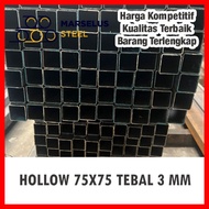 Besi hollow 75x75 tebal 3mm - 6 meter