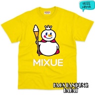 เสื้อยืด พิมพ์ลายเกมไอศกรีม MIXUE Roblox สําหรับเด หลวม สไตล์ เสื้อกีฬา สินค้ามาใหม่ สวยๆ