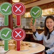 Double-sided Correct/incorrect Judgment Card - Activity Interactive Props - Referee Card - Judgment 