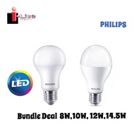 PHILIPS LED BULB [ BUNDLE DUE]  E27 BASE 8W/1OW/12W/14.5W