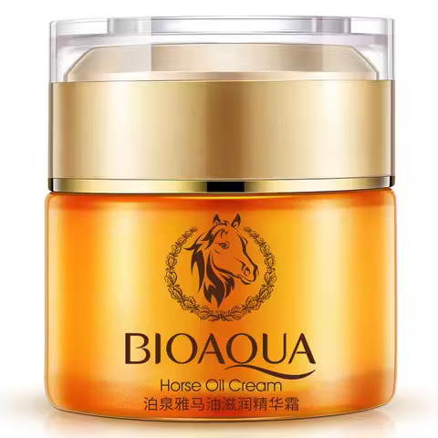 BIOAQUA Horse Oil Face Cream Moisturizing Oil Control Skin Care Cosmetics skincare Firming Facial Cr