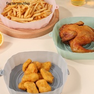 【FMSG】 21cm Air Fryers Oven Baking Tray Fried Chicken Basket Mat AirFryer Silicone Pot Hot
