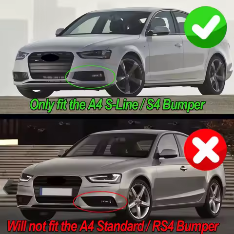 For Audi A4 B8.5 S4 8k2 8k5 2013 2014 2015 2016 Rs4 Style Gloss Black Honeycomb Mesh Racing Grills B
