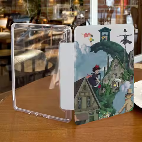 kindle case Acrylic back shell with hand strap,kindle paperwhite