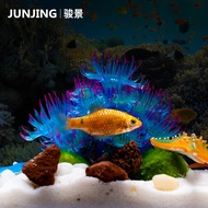 Silicone fluorescent coral Transparent Colorful Sea Anemones for Aquarium Landscaping Simulated cora