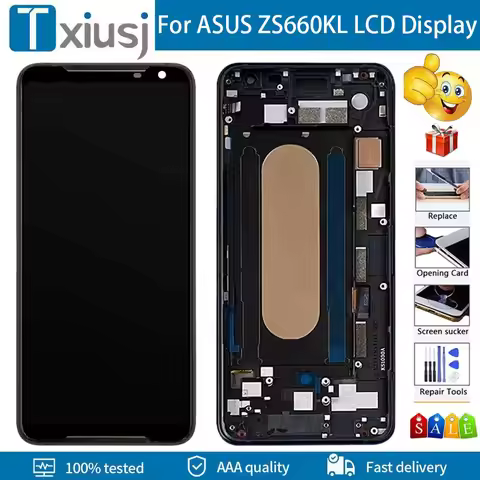 OEM LCD Screen For ASUS ROG 2 Phone2 II ZS660KL I001DA LCD Display Screen Touch Screen Digitizer Ful