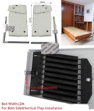 Heavy Duty DIY Murphy Wall Bed Kit Fold Down Mechanism Support Hardware For King Size.Queen Size 9 Spring Flap Bed