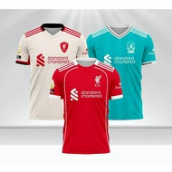 NEWEST L1V3RP00L JERSEY 2025/2026 | FULL PRINTING FREE CUSTOM NAME AND NUMBER