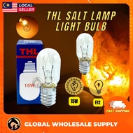 [READY STOCK] THL E12 15W Warm Light Effect Lamp Salt lamp Refrigerator Cooker Hood Light Bulb Lampu Mesin Jahit 盐晶灯
