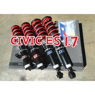 D2 CIVIC ES 1.7 HI LOW BODY SHIFT Adjustable Absorber Coilover spring 1set 4pc