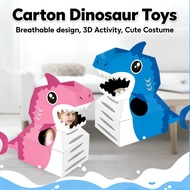 Carton Toys Children Dinosaur Activity Kids Costume Cute Baju Cardboard / 3D toy cardboard