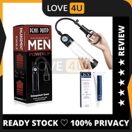 【LOVE4U】Pennis Pump For Men Enlargement With Pump Meter Increase Size Bigger Longer Sex Toys for Male Men - Pam Pembesar Zakar