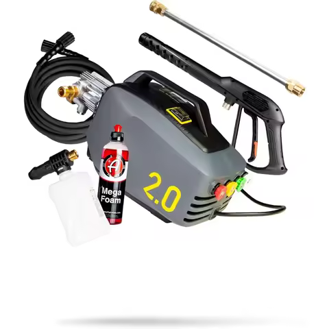 Active Pressure Washer 2.0 & Mega Foam Car Soap (5 Item) Powerful, Lightweight, Portable Electric Pr