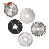 YOLANDA 5 PCS Mini Circular Saw Blades, 85mm / 3-3/8 Inch Diameter 24T/36T/80T Teeth Circular Saw Bl
