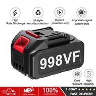 998VF Cordless Air Blower 1200W Li-Ion Battery Electric Blower Rechargeable Portable 2 In1 Blow&Suct