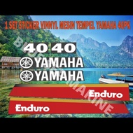 Stiker Mesin Tempel Yamaha 40PK 2 Tak