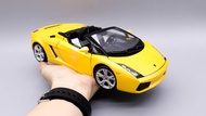 MÔ HÌNH XE LAMBORGHINI GALLARDO SPYDER YELLOW 1:18 BBURAGO 5239