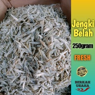 IKAN ASIN TERI JENGKI BELAH 250gram TANPA KEPALA KERING FRESH MURAH