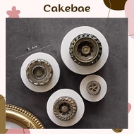 Clay wheel-shaped silicone mold