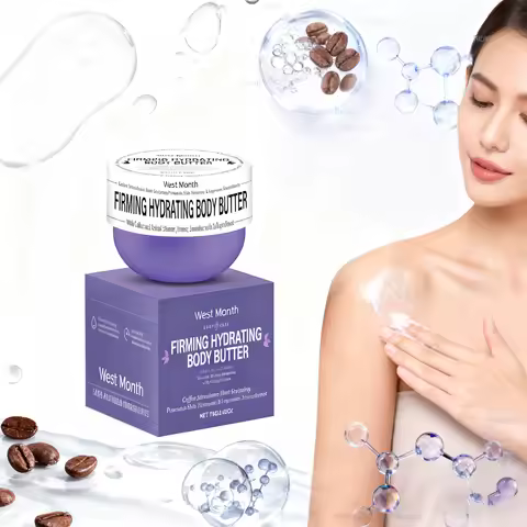 WEST MONTH Purple Firming Massage Body Cream Long-Lasting Moisturizing Deep Hydrating Make Skin Soft