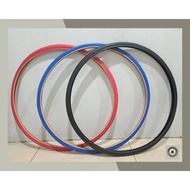 MERAH Fiction Outer Tire 700 x 23C Lucky Stone Fiction Outer Tire 23C Black Fiction Tire Red Blue