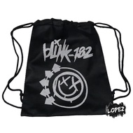 Blink 182 Mesh Bag Rock Band Drawstring Bag