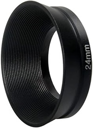24 mm Screw-In Special Metal Lens Hood Lens Protector Adapter for Rollei 35 35T 35TE Film Camera
