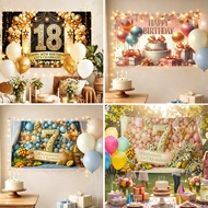 Birthday Banner Backdrop Cloth Decoration Party Need For 18th Debut 50 60th Anniversary Milestone