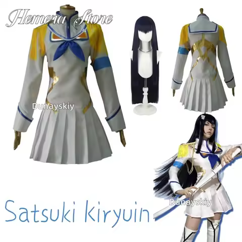 Anime Satsuki Kiryuin Cosplay Boots KILL la KILL Cosplay Costume Uniform Wigs Boots Custom Any Size 