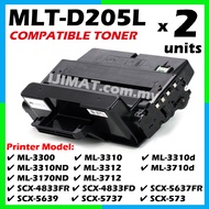 2x MLT-D205L MLTD205E Compatible Toner Samsung ML 3300 3310 3310d 3310ND 3312 3710d 3170ND SCX4833FR