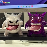 Pokémon Transparent Melon Gengar with Tongue Out Model Pokemon Pet Elf Anime Figurine Hand-Made