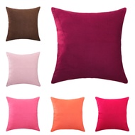 30x50 40x40 45x45 50x50 55x55 60x60 65x65 70x70 cm Colorful Plain Soft Velvet Faux Suede Cushion Cov