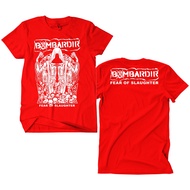 MERAH Bombardir Punk Band T-Shirt - Fear red