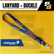LANYARD + BUCKLE (AIRLINES) | MAS, Air Asia, Batik Air, Singapore Airlines ✈️