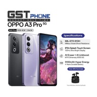 Oppo A3 Pro 5G (8GB+8GB Extended Ram+256GB Rom) (Original Malaysia Set) With Premium Gift