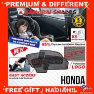 (5-Yrs Warranty) HONDA SAMURAI SHADES Magnetic Sunshade CITY CIVIC ACCORD HRV CRV BRV WRV JAZZ