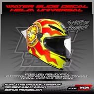 WATER SLIDE DECAL HELMET UNIVERSAL ROSSI MOTIF 46 20TH ANNIVERSARY SUN & MOON | WATER SLIDE DECAL HE