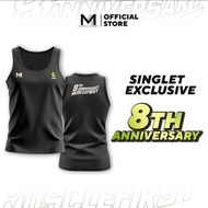 ​ LOCKERWEAR X MuscleFirst Singlet 8 TH Anniversary singlet gym sports running shirt
