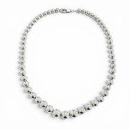 成色極佳 △ TIFFANY&Co. Tiffany HardWear 漸層球形項鍊 925 銀飾品 重量 27 克 女士推薦