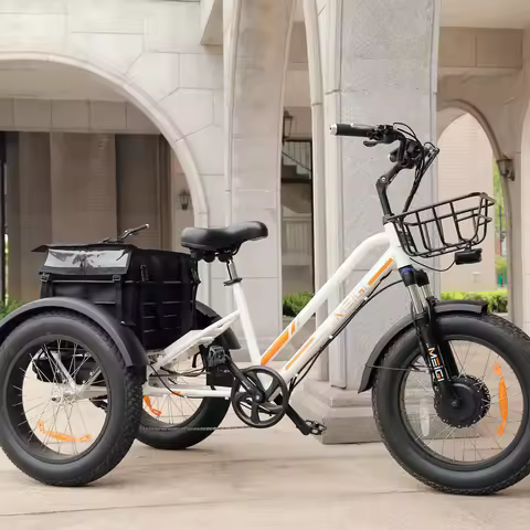 Fast Shipping 3 Wheels Electric Bike US Stock E-trikes Electric Tricycle With 48V 750W Bafang Motor 