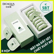 Hộp 8 Hủ Mặt Nạ Bùn Chiết Xuất Quả Bơ BIOAQUA - Giúp Làm Sạch Da Mặt Cân Bằng Dầu Nhờn Se Khít Lỗ Ch
