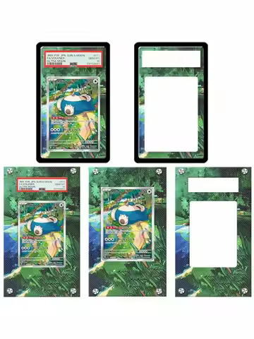 Art Display for Pokemon Card Ptcg Snorlax Extended Art Acrylic Protective Card Display Case Card Psa